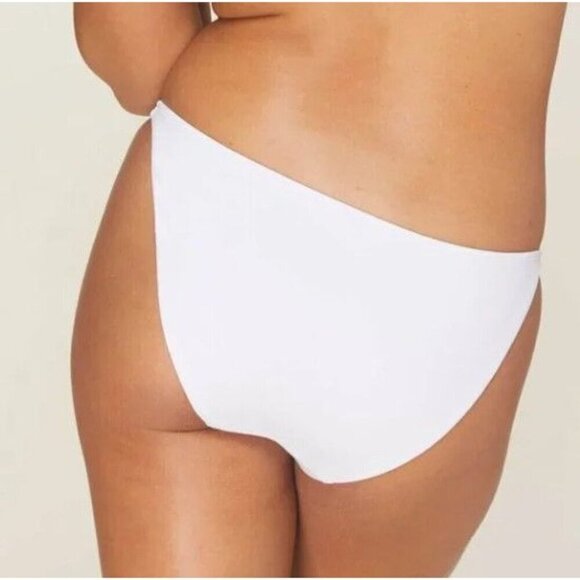 Andie Swim Tropez White Medium Bikini Bottom Swimsuit - Picture 4 of 7